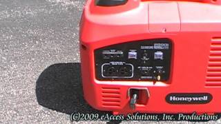 Honeywell Portable Generator  How to Start Your 1000i or 2000i Manual Start Inverter Generator [upl. by Homere859]