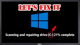 How To Fix Scanning and repairing drive C [upl. by Ettezzus331]