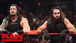 Roman Reigns and Seth Rollins react to Dean Ambrose walking out on them Raw Exclusive Oct 8 2018 [upl. by Aseral66]