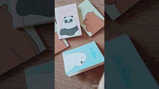 unpack my miniso notebooks ASMR [upl. by Ahsimet592]