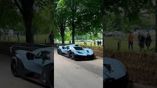 Bugatti Mistral and Bolide race car FOS Bugatti Mistral W16 Bolide Supercars Goodwood [upl. by Anayi747]