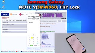 Samsung Galaxy NOTE 9 SMN960 FRP Lock 32023 [upl. by Ocnarf]