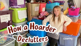 Declutter the Hoarded Basement  Mindset of Hoarding Disorder [upl. by Bixler]