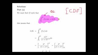 Pareto II Distribution  Actuarial Applications  Expectation of Variable over a Threshold Part A [upl. by Esinrahs]