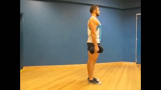 Dumbbell reverse lunge mike campbell man coach [upl. by Naoma]