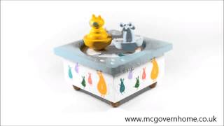 Cat and Mouse Music Box by Trousselier [upl. by Brittni]