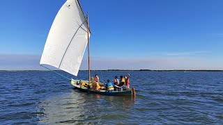 Régate en pinasse sur le Bassin dArcachon avec lassociation quotPinassotelaudengeoisequot 33 [upl. by Elbart]