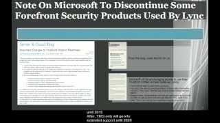 Installing And Configuring Forefront Threat Management Gateway TMG For Lync US Eng [upl. by Akiehs]