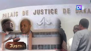 Palais de justice  Les premières images de Sonko et Mame Mbaye Niang dans la salle d’audience [upl. by Alberta346]