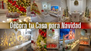 DECORA tu SALA y COMEDOR para NAVIDAD 2024  Christmas Decor ideas  Decoración Navideña [upl. by Adamsen246]