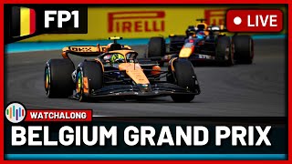 🔴F1 Live Belgium GP Free Practice 1  Commentary  Live Timing [upl. by Ellemac]