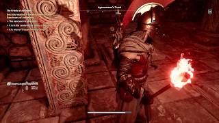 Assassins Creed Odyssey How To Find The Ancient Stele  Agamemnons Tomb [upl. by Onitram]