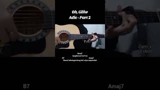 Oh Giliw  Adie Guitar Chords Tutorial [upl. by Ettezyl529]