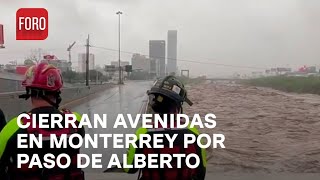 Cierran avenidas en Monterrey para evitar accidentes por Alberto  Las Noticias [upl. by Yeslehc]