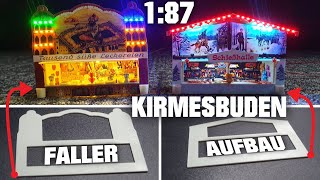 Kirmesbuden 140320 Faller 2023 ► Modellaufbau │MGX [upl. by Nnodnarb]