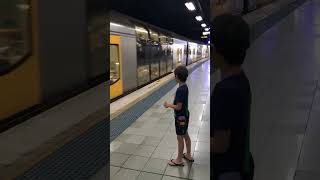 Tangara T Set departing Hurstville Station [upl. by Nixie]