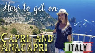 How to get on Capri and Anacapri [upl. by Eerual740]