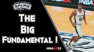 TIM DUNCAN SHOWS WHY HES THE GOAT PF   NBA 2K22 2005 Spurs Play Now Online Head To Head Gameplay [upl. by Aihsik]