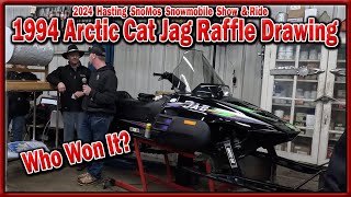 Who Won this 1994 Arctic Cat Jag Snowmobile Raffle Hastings SnoMos Snowmobile Show amp Ride [upl. by Merari]