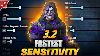 I Phone Xs Max 🔥Best Sensitivity Settings for Pubg Mobile in 2024  Sensitivity and control codes [upl. by Atiana]