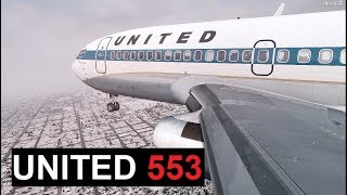 Primera pérdida de un Boeing 737 en la historia  United 553 Reconstrucción [upl. by Kerril208]