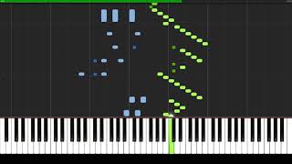 Caprice No 5  Paganini  Piano Tutorial  Synthesia  How to play [upl. by Fabrianne188]