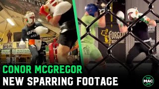 Conor McGregor New Sparring Footage from 2024 [upl. by Ashbey]