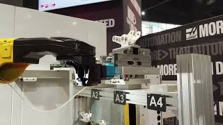 IMTS 2024 Our New Robotic Pallet Loader  UMC 500SS in the Haas booth Haas Automation Inc 한글 [upl. by Yatnuahs]