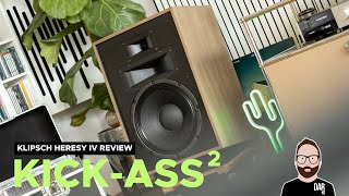 Klipsch Heresy IV review vs JBL 4329P amp Zu DWX [upl. by Anceline]