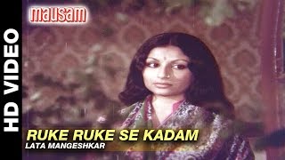 Ruke Ruke Se Kadam  Mausam  Lata Mangeshkar  Sanjeev Kumar amp Sharmila Tagore [upl. by Savior725]