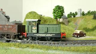 Hornby Ruston amp Hornsby DS88 diesel shunter with Lima Dapol and Triang goods train [upl. by Naicad]