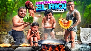 🔥COCINANDO EN EL RÍO HICIMOS HOT CAKES DE CALABAZA CON EL CREW RETOJORJAIS🔥 [upl. by Yrrehs328]