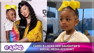 SEE WHY Cardi B Locks Daughters Instagram Page [upl. by Benkley]