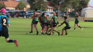 u17s kwinana titans V ellenbrook rabbithos [upl. by Palestine]