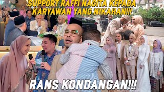 SURPRISE NIKAHAN KARYAWAN RANS RAFFI NAGITA SIAPIN HADIAH UMROH DAN UANG CASH PULUHAN JUTA [upl. by Yakcm]