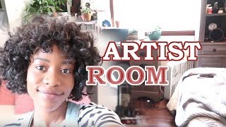 ARTIST ROOM TOUR 2018 AND WORKSPACE [upl. by Nivac]