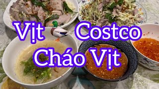 Vlog 478 Cháo Vịt Gởi Bắp Cải Nước Mắm Gừng 🫚Vịt costco CoHong62 [upl. by Oetsira]