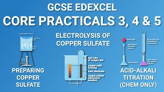 EDEXCEL Core Practicals 3 4 amp 5  GCSE Chemistry Revision [upl. by Winthrop]