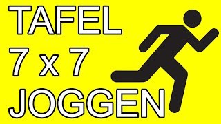 TAFEL VAN 7  REKENEN met meester Richard  tafeljoggen  flitsen  automatiseren  memoriseren [upl. by Sacul976]