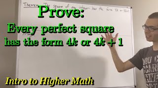 Prove that the square of any integer has the form 4k or 4k1 ILIEKMATHPHYSICS [upl. by Sanoy]