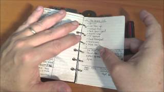 Changing Filofax Inserts For The New Year 20142015 [upl. by Tobi]