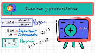 Razones y proporciones explicaciones completa y súper sencilla [upl. by Akcemat911]