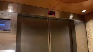 Slow 800 FPM Otis Traction High Rise Elevators At The New York Hilton Midtown In NYC [upl. by Kaya]