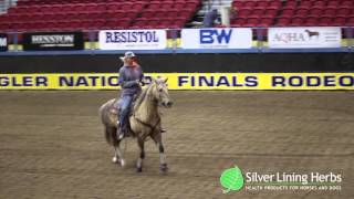 Sherry Cervis WNFR Barrel Racing Practice [upl. by Pliam]