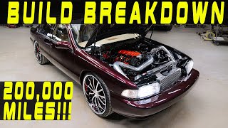 Build Breakdown CammedBoosted 1996 Impala SS with 200000 Miles 4K [upl. by Inafetse]