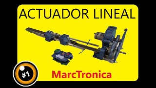 Actuador Lineal industrial 3dprinting microprocessor 3dprinter diy modelos3d [upl. by Gratiana]