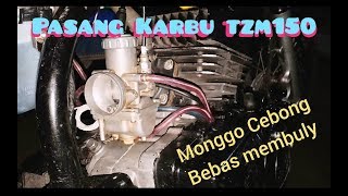 KING pakai Karbu Yamaha TZM 15O langsung PNP Mantap Irit Kencang [upl. by Oneida]