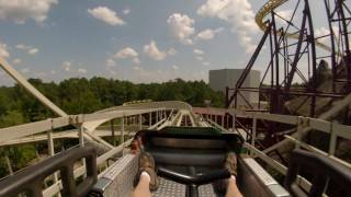 Avalanche Trackless Coaster at Kings Dominion [upl. by Kciwdahc974]