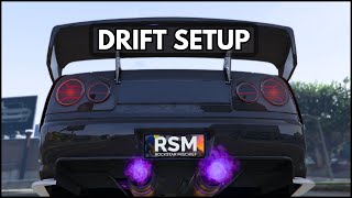 How to setup drift car in RSM Freeroam 2023  FiveM  GTA5 Modded [upl. by Hanas]