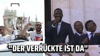 Antonio Rüdiger hält geniale MeisterRede 😂  Real Madrid [upl. by Auhsoj]